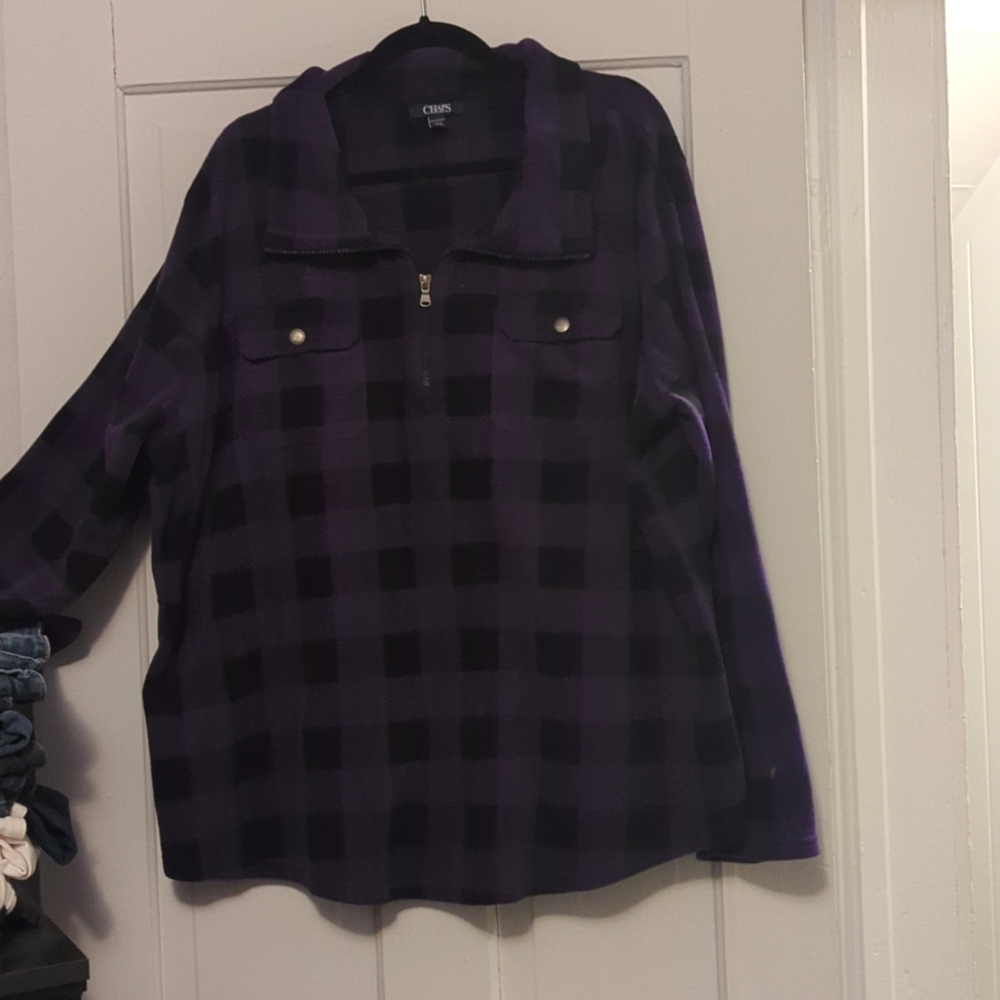 Chaps 3XL Quarter Zip Fleece